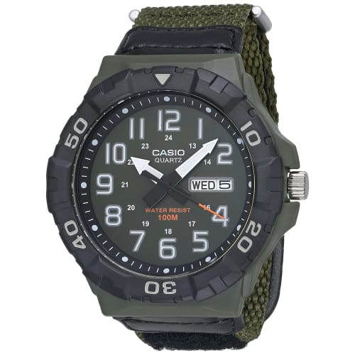 

Casio Watch MRW210HB-3BV MRW-210HB-3BVCF Green