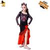 Tag der Toten Brautkleid für kleines Mädchen, Horror Totenkopf Kleid, Kinder Tanzkostüm Cosplay Kostüm