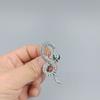 LATS Unique Design Silver Snake Brooches for Women Men Unisex Full of Rhinestone Snake Animal Pins Badge Jewelry