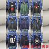 Vintage West Coast Hooded Zip-Up Sweatshirt With Sanskrit Script Print Relaxed Fit Cotton Pullover Men