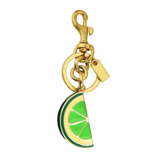Keychain Pendant Grapefruit Lemon Slice Design Key Chain with Anti-Oxidation Lobster Clasp Scratch-Proof Surface Backpacks Accessory