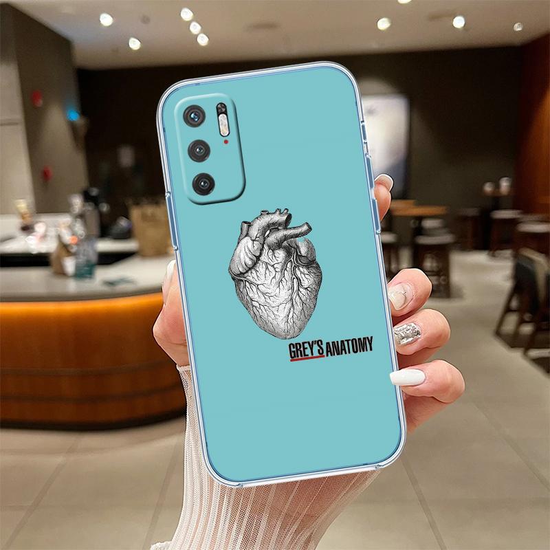 UP33 Grey's Anatomy Transparent Phone Case for Motorola Moto G7 G8 G9 G84 G85 G73 G24 G15 Z2 Play Power Plus