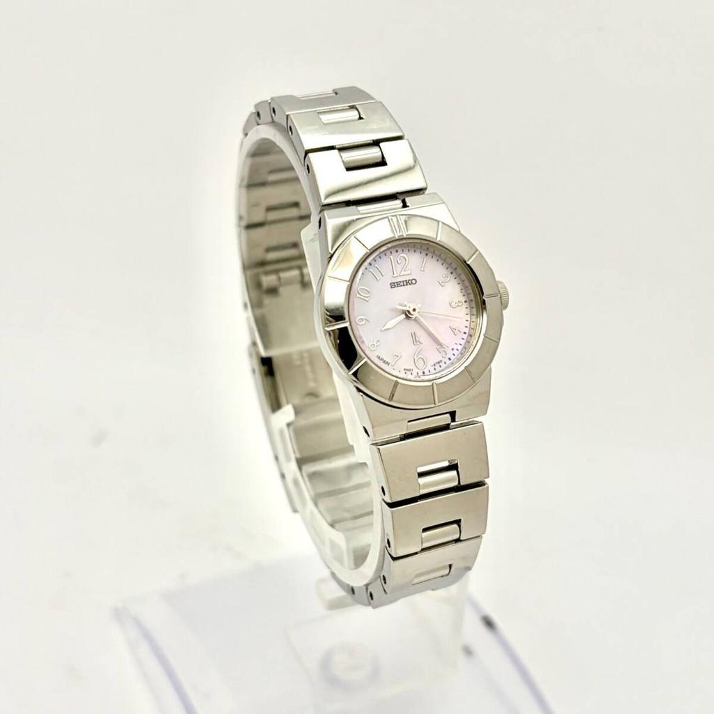 SEIKO LK Lukia Shell 9N2071 [New Battery] Women's Watch, Case, 4N21-1130