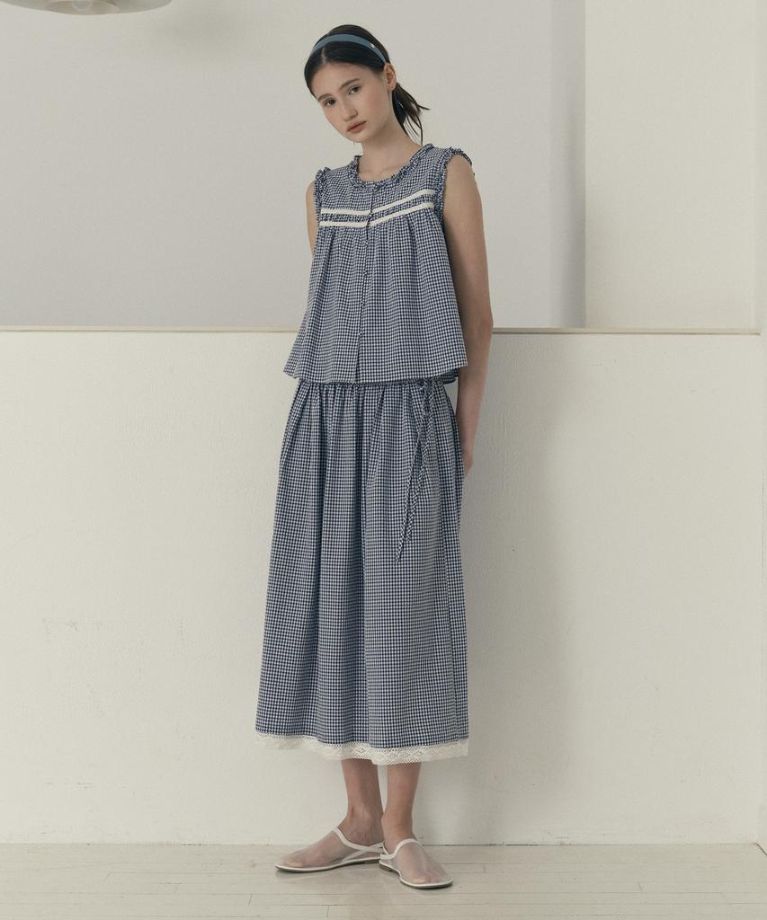 Jucy Judy Checkered Full Skirt J1Sk322A
