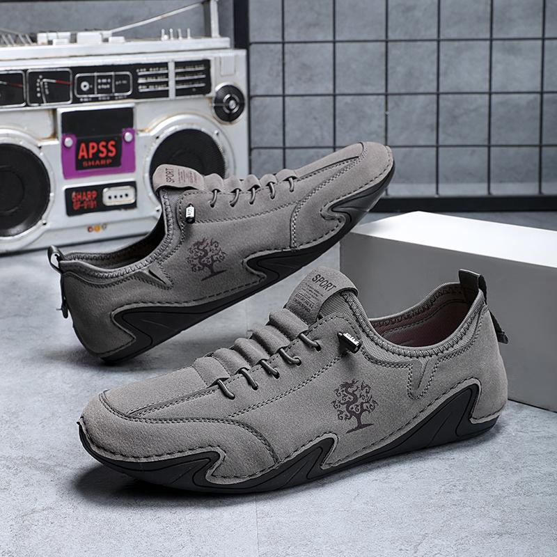 New Brand Sneakers Men's Soft Soled Casual Loafers Spring Lightweight Luxury Lazy Outdoor Hiking Driving Shoes In Large Size