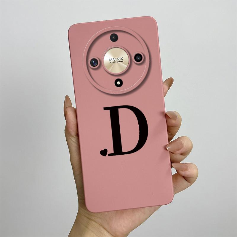For Honor Magic5 Lite Case Magic 6 Lite Cute Couple Letters Cover Soft TPU Phone Case For Honor Magic6 Lite Magic 5 Lite Bumper