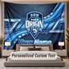 Custom Name Text Tapestry NSW Blues Personalized Polyester Wall Tapestry For Bedroom And Room