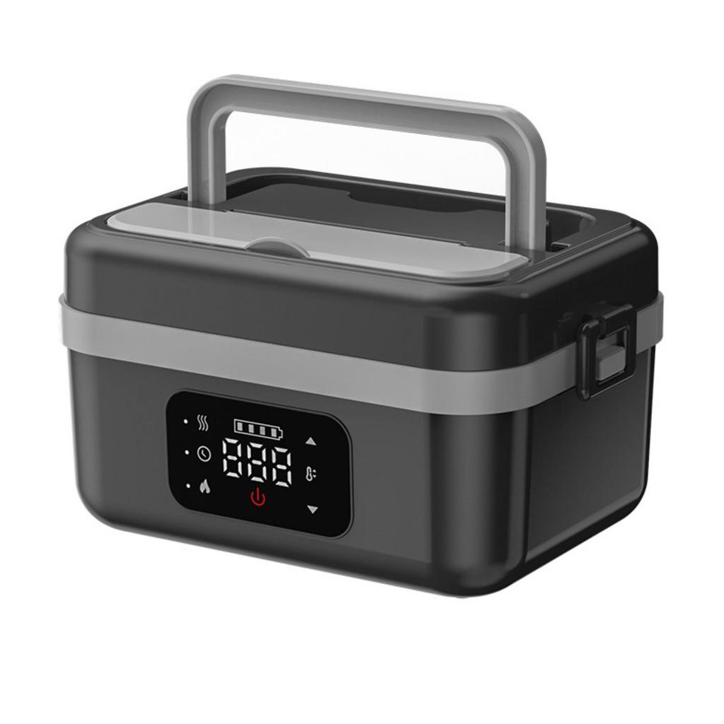 Cordless Electric Lunch Box-Portable Electric Lunch Box.Automatic Heating Function, Large Capacity Stainless Steel Container, Suitable for Adults