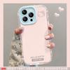 Kt cat bracket is suitable for Apple 16 fulcrum mobile phone case 13promax cute anti-drop 15 jelly cream case 17 women