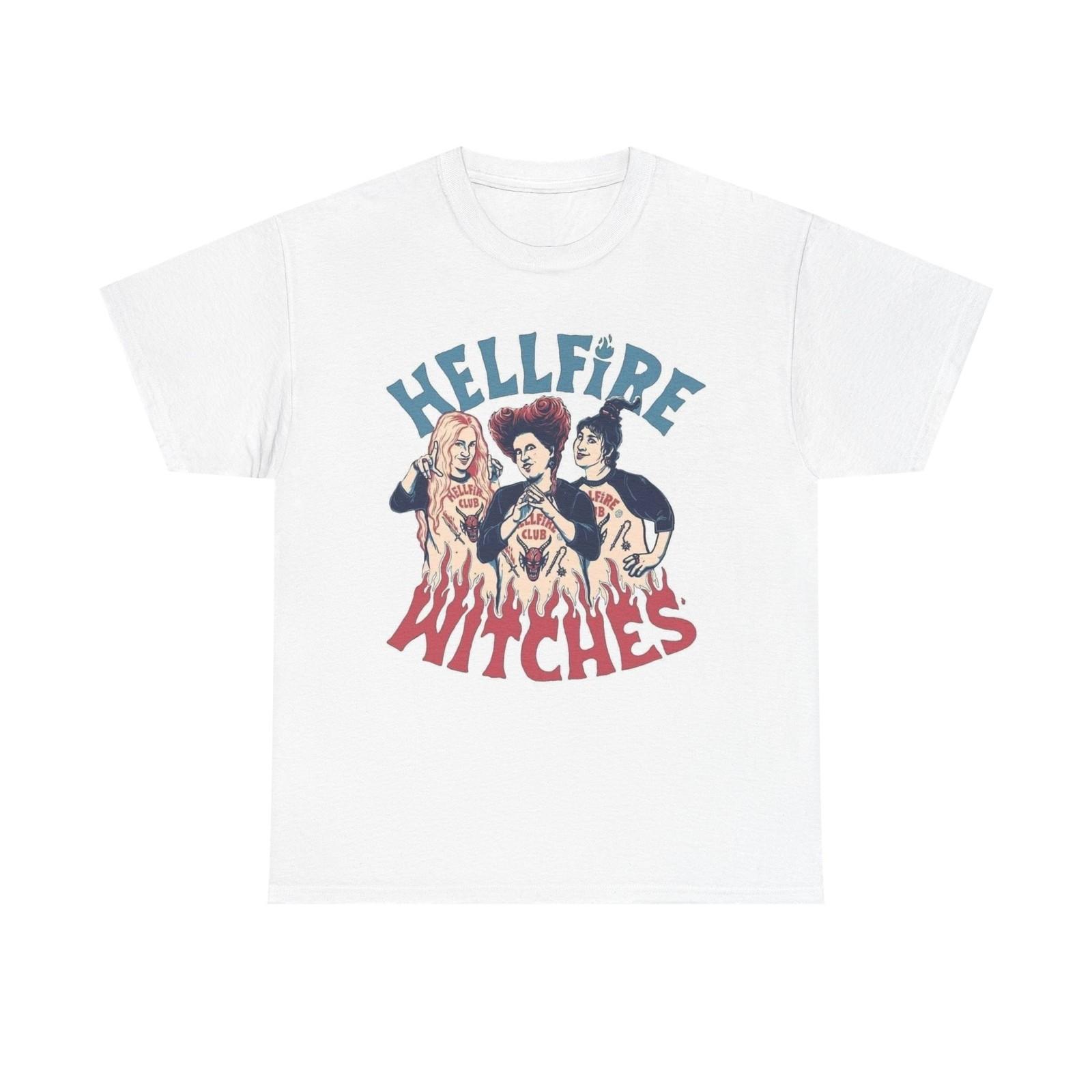 Hocus Pocus Graphic T Shirt Vintage Witches Unisex Heavy Cotton Tee L