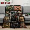 Dinosaur Collection 2D Flat Pattern Flannel Blanket, High quality All Seasons, Home Decor, Warmth and Comfort, Perfect for Christmas Gifts.