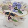Ollia Pansy Flower Daily Point Fashion Bracelet