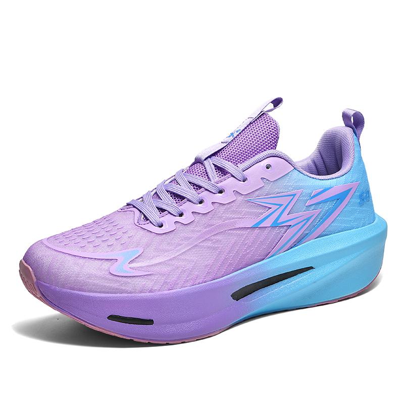 

New Style Couple Running Shoes Shock-Absorbent Rebound Jogging Sneakers Wear-Resisting Non-Slip Outdoor Sneakers for Jogging 45