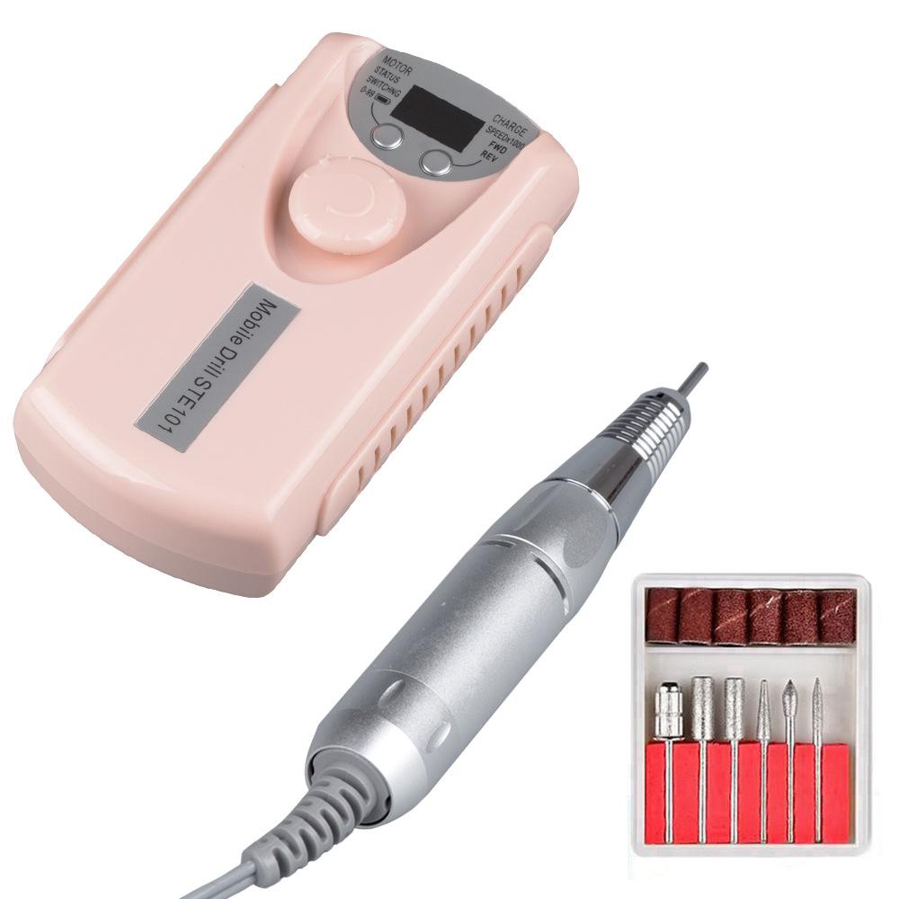 

Перезаряжаемая дрель для ногтей, 35000 об/мин, для маникюра, низкий уровень шума, профессиональная электрическая шлифовальная машина для ногтей, набор аксессуаров us