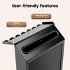Locking Wall Mount Mailbox, Mail Boxes with Key Lock, Security Key Drop Box for Letters Newspapers, Cards