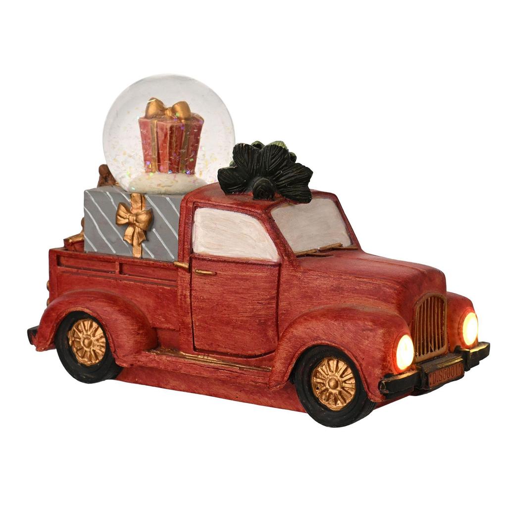 Regal Tidings Santa Van Snow Globe