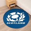 Scotland Rugby Printed Round Rug Carpet Chair Rug Area Rug Entryway Doormats,for Office Chair Living Room Bedroom Kitchen Room.