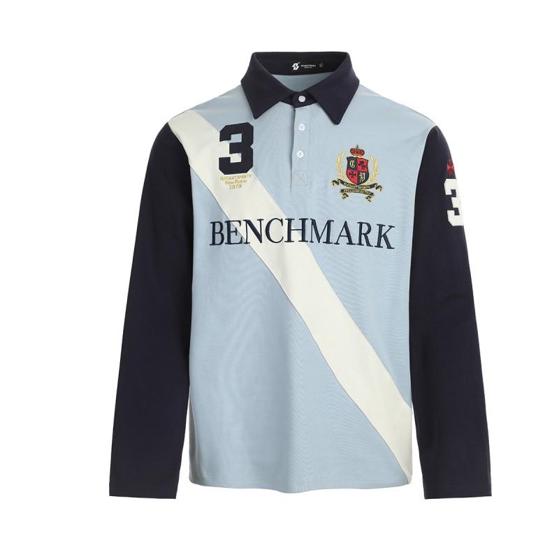 Mens Long Sleeve Polo Shirt Vintage