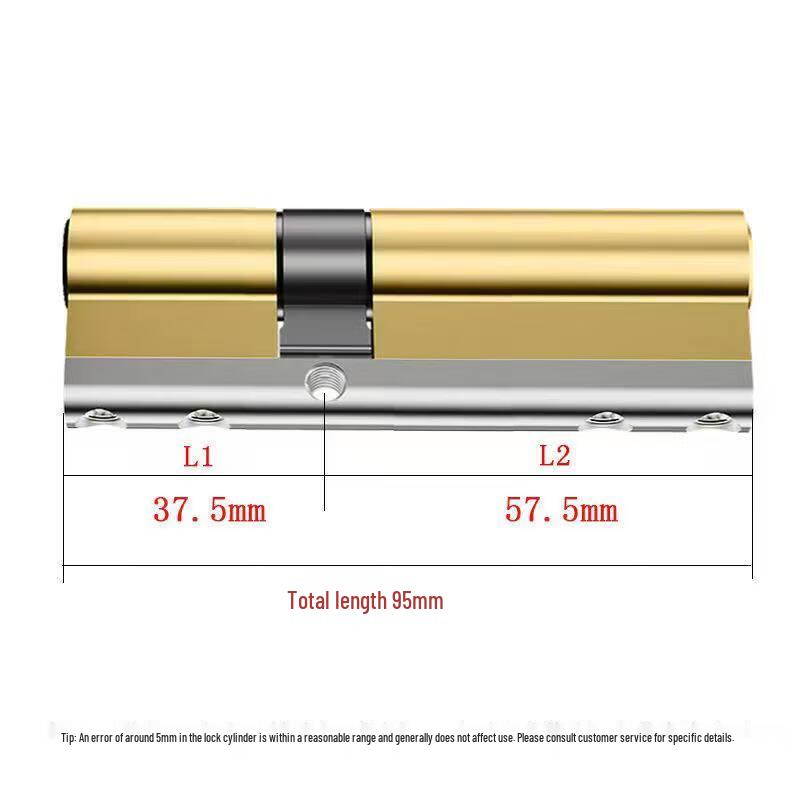 Rongyu Anti-Theft Copper Blade Lock Cylinder