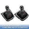 5/6 Speed Car Gear Shift Stick Knob Handle Shifter Boot Cover for VW Golf MK5/6