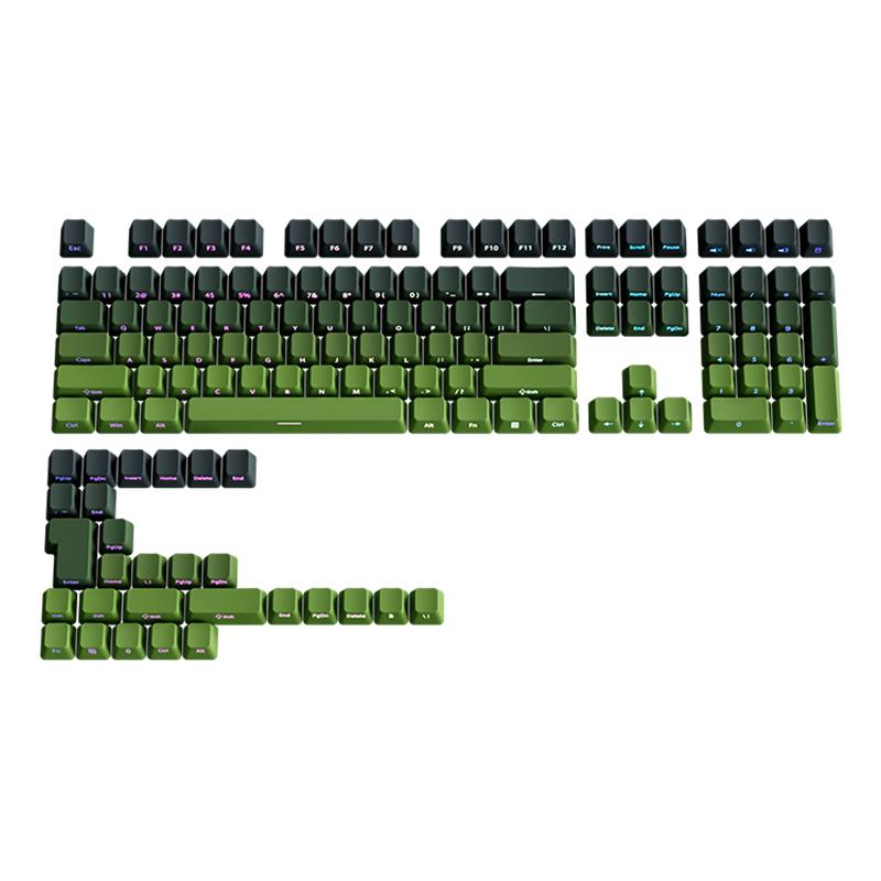 Xiaomi 2025 New 135 PBT Keycaps Side Print Keycap Set Double Shot Shine Gradient Keycaps Cherry Profile For Mechanical Keyboard Keycap