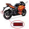 BTtime Reflektor 2 Stück Motorradreflektor Motorrad Auto Klebeband Typ Vordere Untere Gabel Reflektor