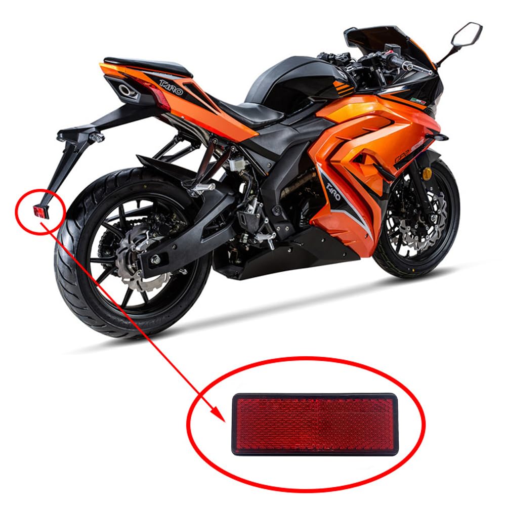 BTtime Reflektor 2 ks Motocyklový reflektor Motocykl Auto Typ pásky Přední Spodní Reflektor vidlice