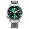 200 Meter wasserdicht Automatik Titanarmband 42mm Herrenuhr grünes Zifferblatt NY0100-50X