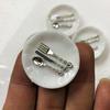 4Sets Miniature Kitchen Tableware Set Display Accessories for 1/12 Scale Dollhouses with Realistic Plates and Cutlery