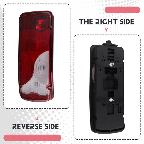 Red Left-Side ABS Truck Taillight 1756754 (1 pc)