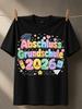 Primary School Graduation 2026 Cute Pastel Bubble Letters With Pencil Book Paper Plane And Smiling Unisex All Tshirt