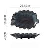 Ceramic Tableware Irregular Leaves Dinner Plate Decorations Sushi Dish Home Restaurant Large Fish Plate Dishes and Plates Sets