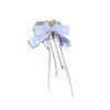 Elegant Faux Pearl Tassel Hair Clip with Bow for Women - Chic Updo Accessory