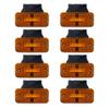 10/8/6/4pcs 12V 24V LED Side Marker Light Car External Lights Squarde Warning Tail Light Signal Lamp Auto Trailer Truck Lorry