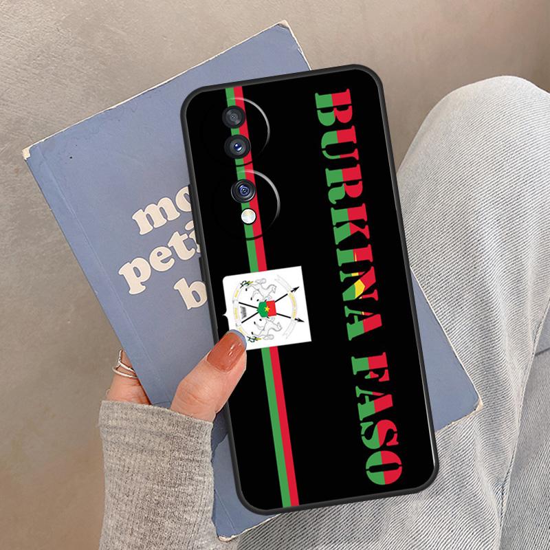 

Burkina Faso Flag Case For Honor Magic 8 Pro 5 6 7 Lite Cover For Honor 400 200 90 70 50 X8a X8b X9a X9b X9c Honor X9b