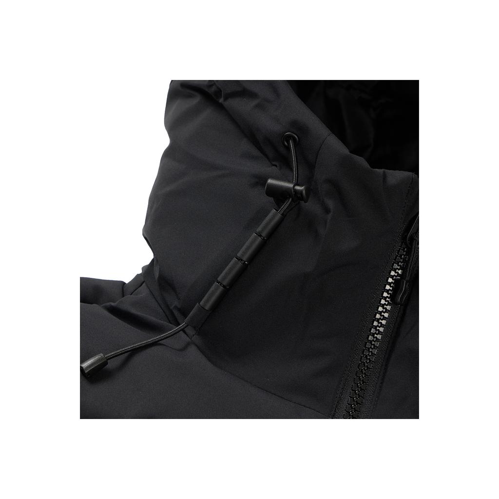 Saucony Sports Lifestyle Series Woven Mid-Length Long Sleeve Down Jacket Women Jackets Black SC1240185AL-BK01
