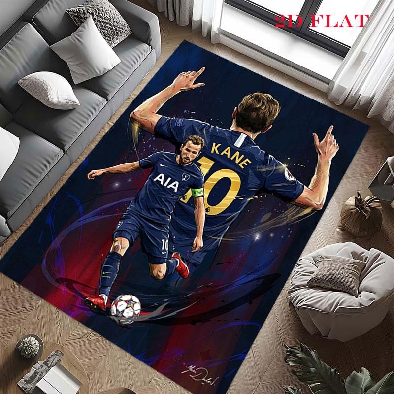 HK Player Teppich für Wohnzimmer Schlafzimmer Zuhause Sofadekoration, Rutschfeste Bodenmatte für Kinder zum Spielen