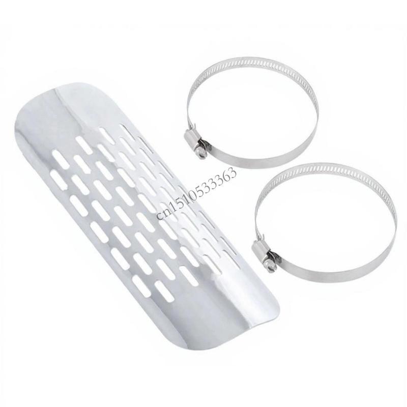 Motorcycle Exhaust Pipe Protectors Heat Cover Guards Antiscalding Cover For Most Motorcycle Model 090E
