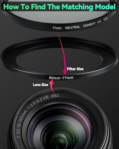 67Mm To 82mm Lens Adapter Ring Black Step Ring Suitable for UV ND CPL Filters Universal SLR Lens