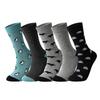 10 Pairs Men's Socks Cotton Business New Fashion Funny Sock With Print Animals Cartoon Middle Sock Male Casual Dresses Clothing