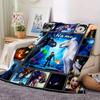 Toothless Light Fury Dragon Adventure Flannel Blanket With Personalizable Name Comfortable All Seasons Suitable For Sofas Beds Travel Camping Office