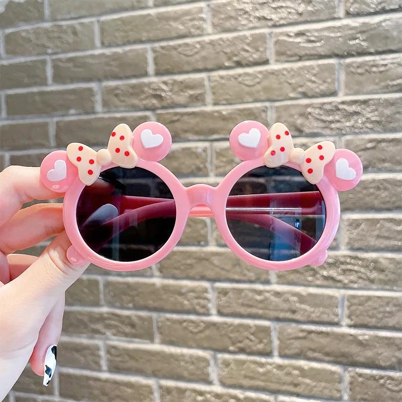 Children Cute Cartoon Sunglasses Boy Girl Outdoor Sun Protection Summer Baby Sport Shade Glasses Kid Uv400 Sunglasses