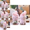 Cute Pink Rabbit Plush Doll For Bags And Gift Accessories