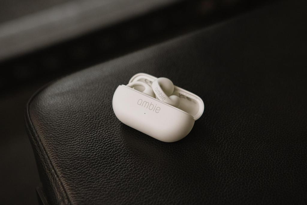 ambie sound earcuffs Ambie 2nd Generation True Wireless Earphones with Bluetooth and Microphone for Online and Intercom App Compatible AM-TW02 (White