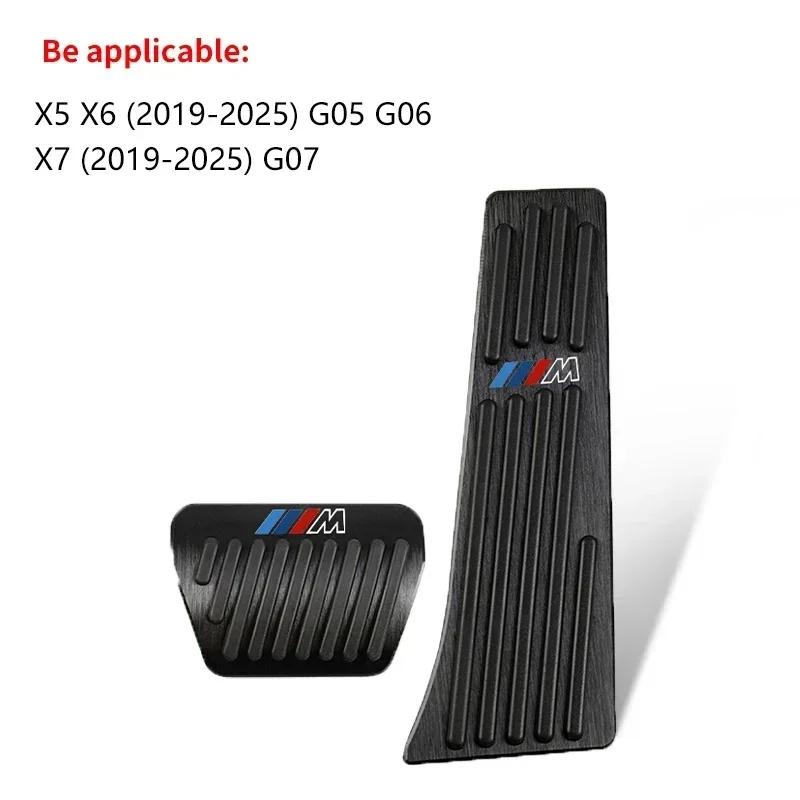 Pour BMW Série 5 X1 X3 X5 G30 G20 F10 F30 E90 E60 F15 E83 E84 G07 F48 G01 G02 G05 6GT G32 G6 Couvercles de Pédales de Voiture Couvercle de Pédale de Frein