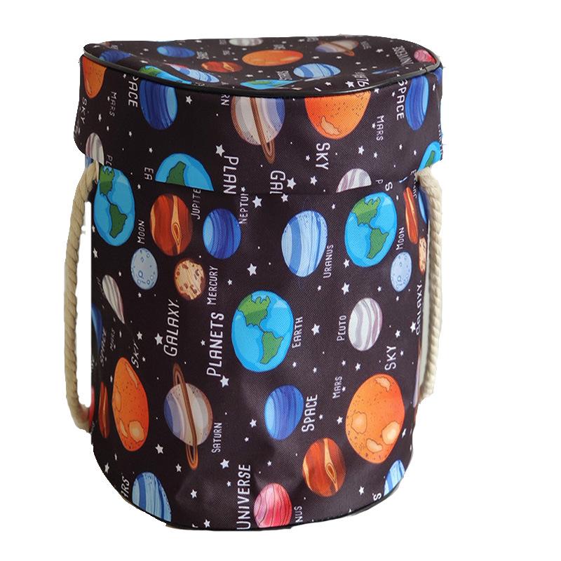 Children's Quick Storage Bag for Toys: Fabric Basket with Zipper