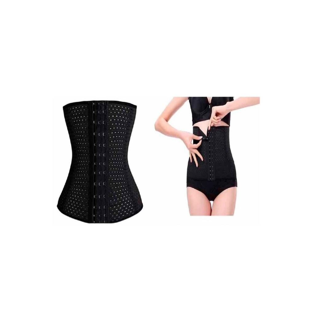 Ulyana Model Maternity Latex Corset Anti-sagging Lifting Latex Corset Black Color