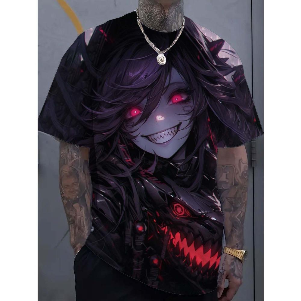 Cartoon Sexy Girl Pattern Men's T-shirt