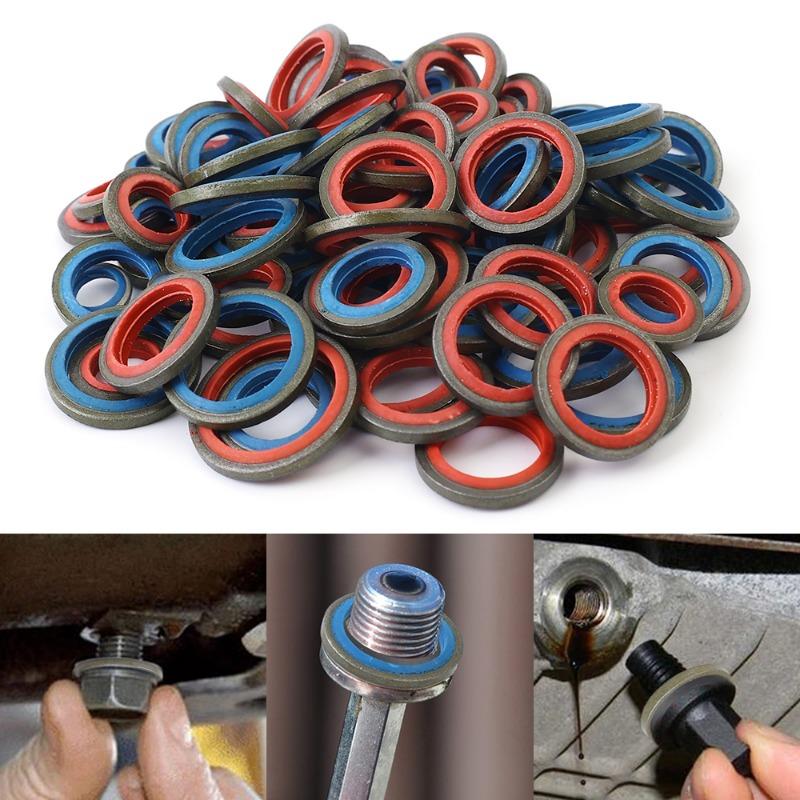 100 шт. прокладка из металлической резины для слива масла — фото 6