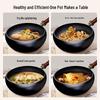 Wenlunshan 24cm Uncoated Non-Stick Forged Iron Wok